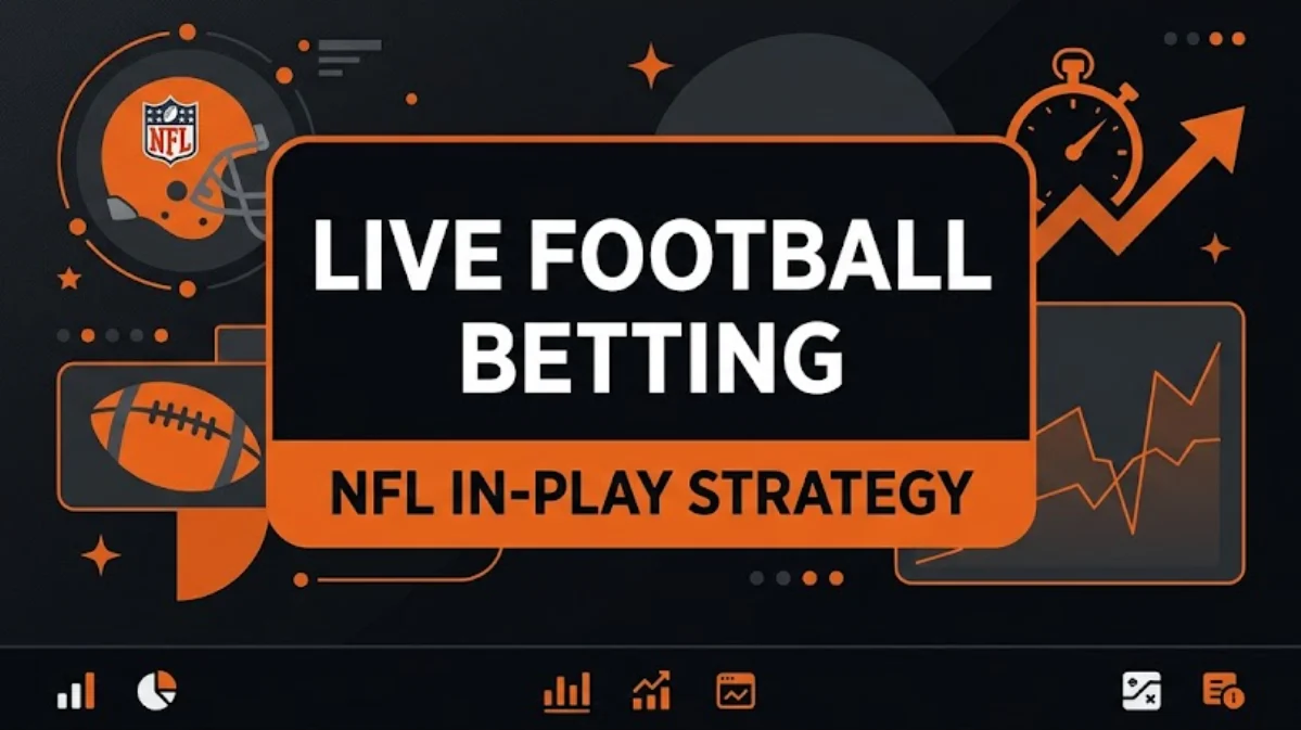 Live football betting NFL In-play strategy 