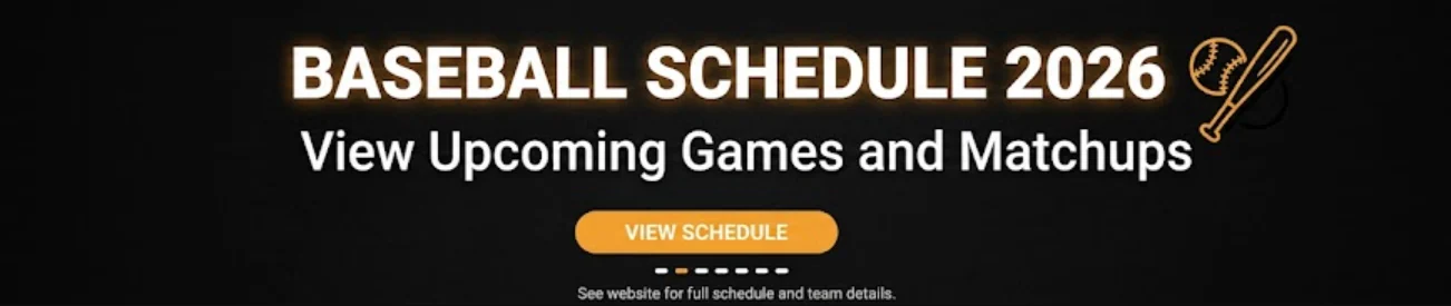 Baseball schedule 2026