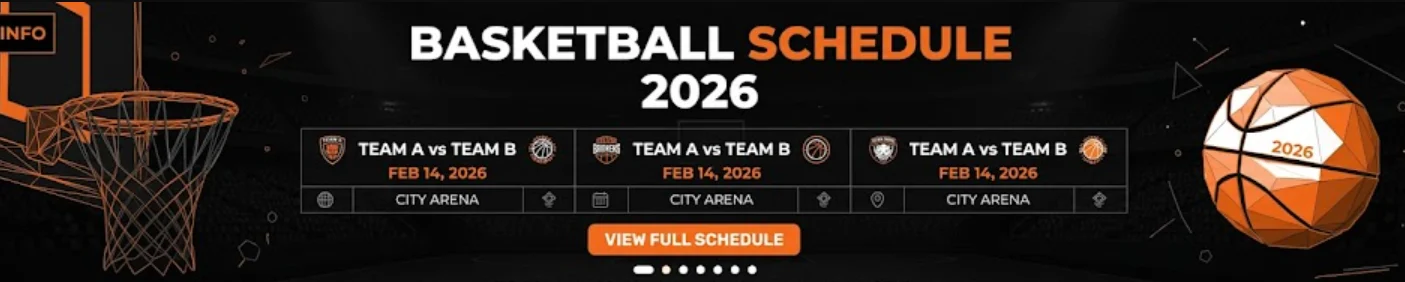 Basketball schedule 2026 complete season calendar
