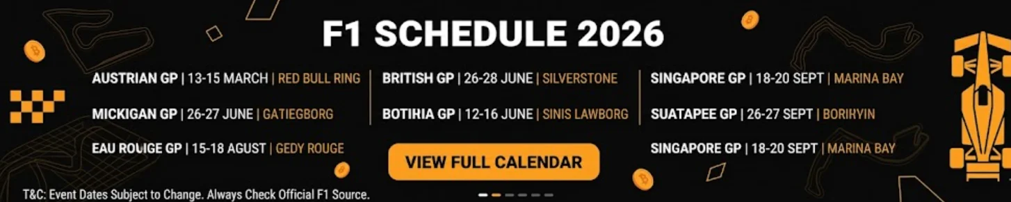 F1 schedule 2026